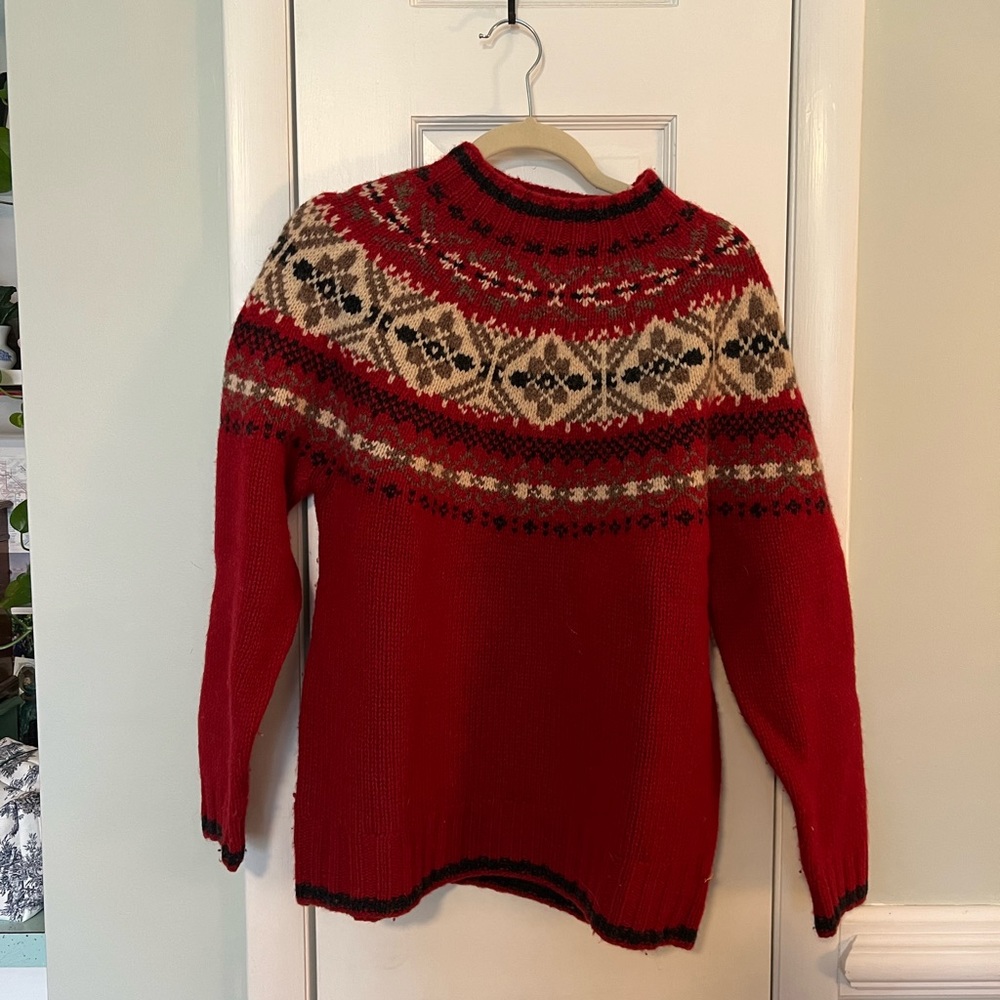 Vintage Eddie Bauer wool sweater